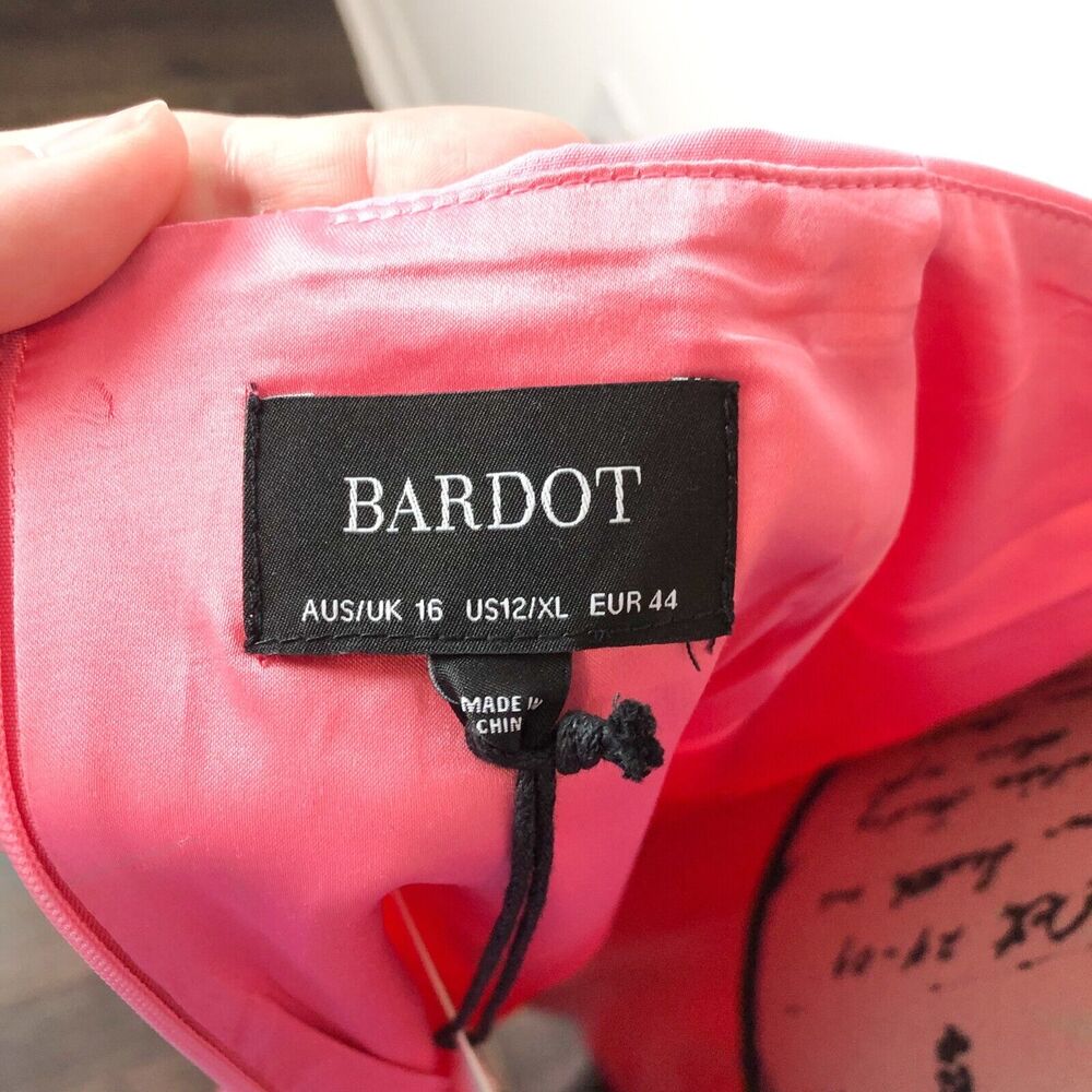 Bardot NWT Jillian Open Back Long Maxi Dress Size 12 - Picture 6 of 7